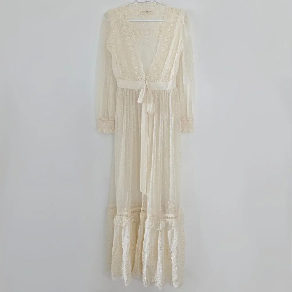 SPELL Darling Duster Eggnog Size Small